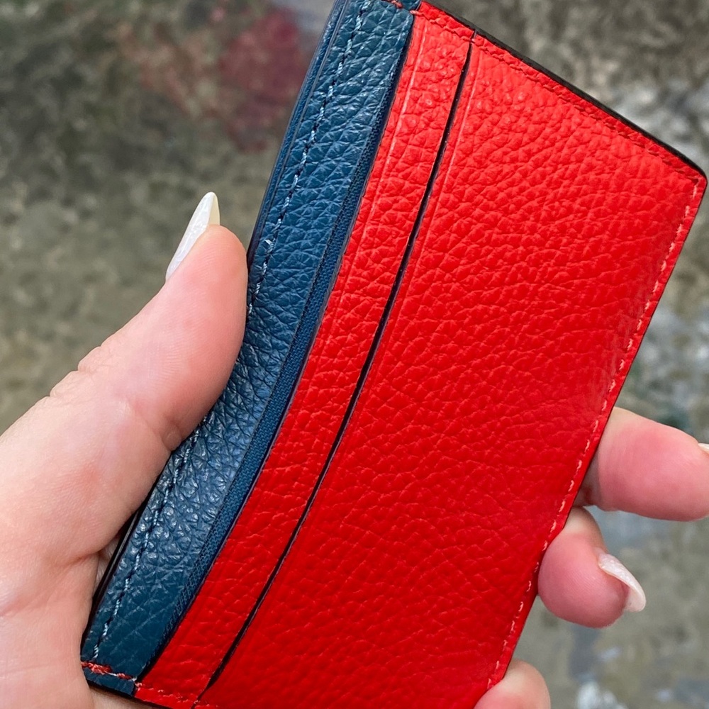 Coach Spider-Man Marvel Red CardHolder Wallet - Picture 12 of 16